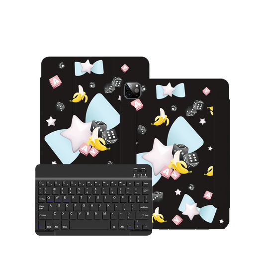 ฝาพับคีย์บอร์ดไร้สายสำหรับ iPad / Android Tab - สมบูรณ์แบบ