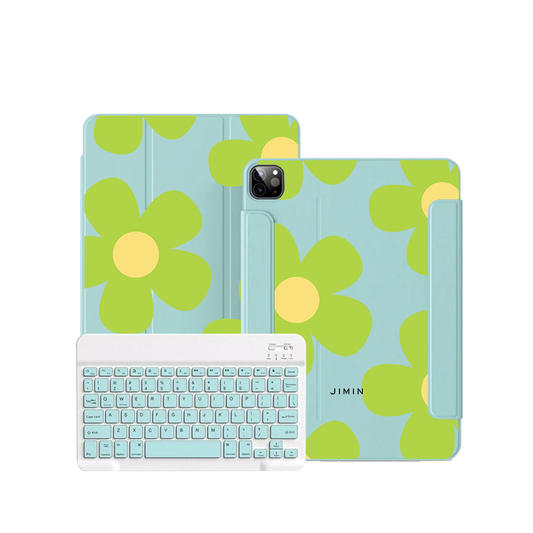 ฝาพับคีย์บอร์ดไร้สายสำหรับ iPad / Android - Daisy Bloom