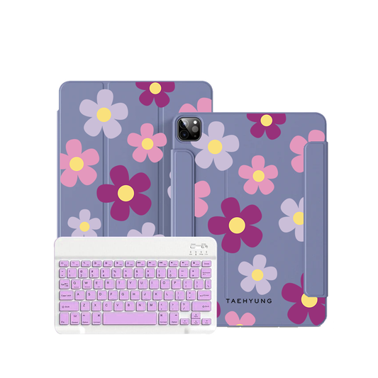 ฝาพับคีย์บอร์ดไร้สายสำหรับ iPad / Android - Daisy Paradise