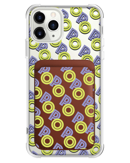 iPhone Magnetic Wallet Case - Initial 2.0 Monogram
