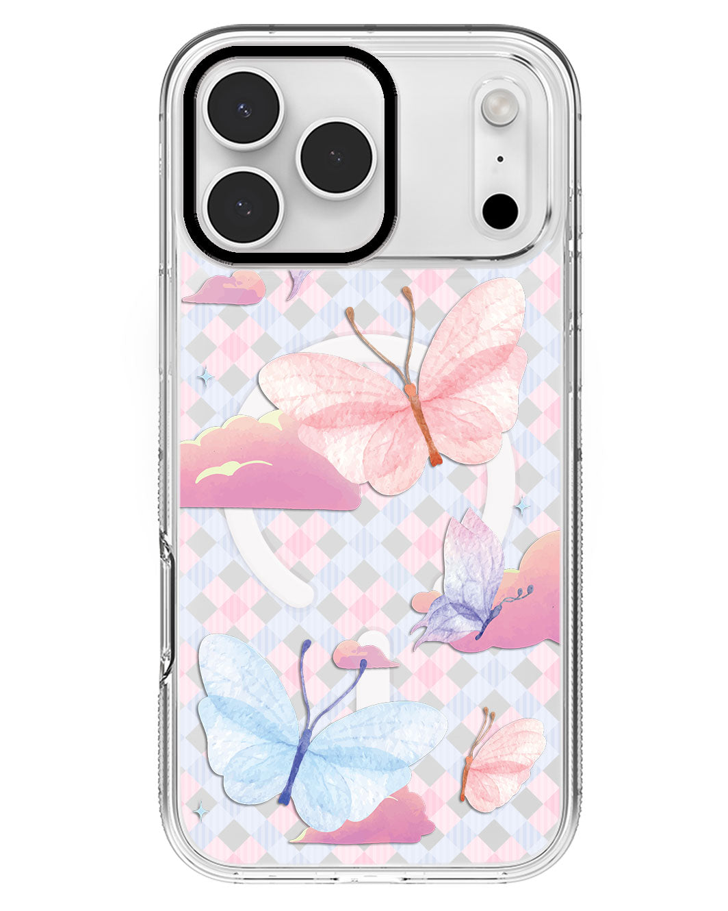 iPhone Rearguard MagSwap - Butterfly & Clouds