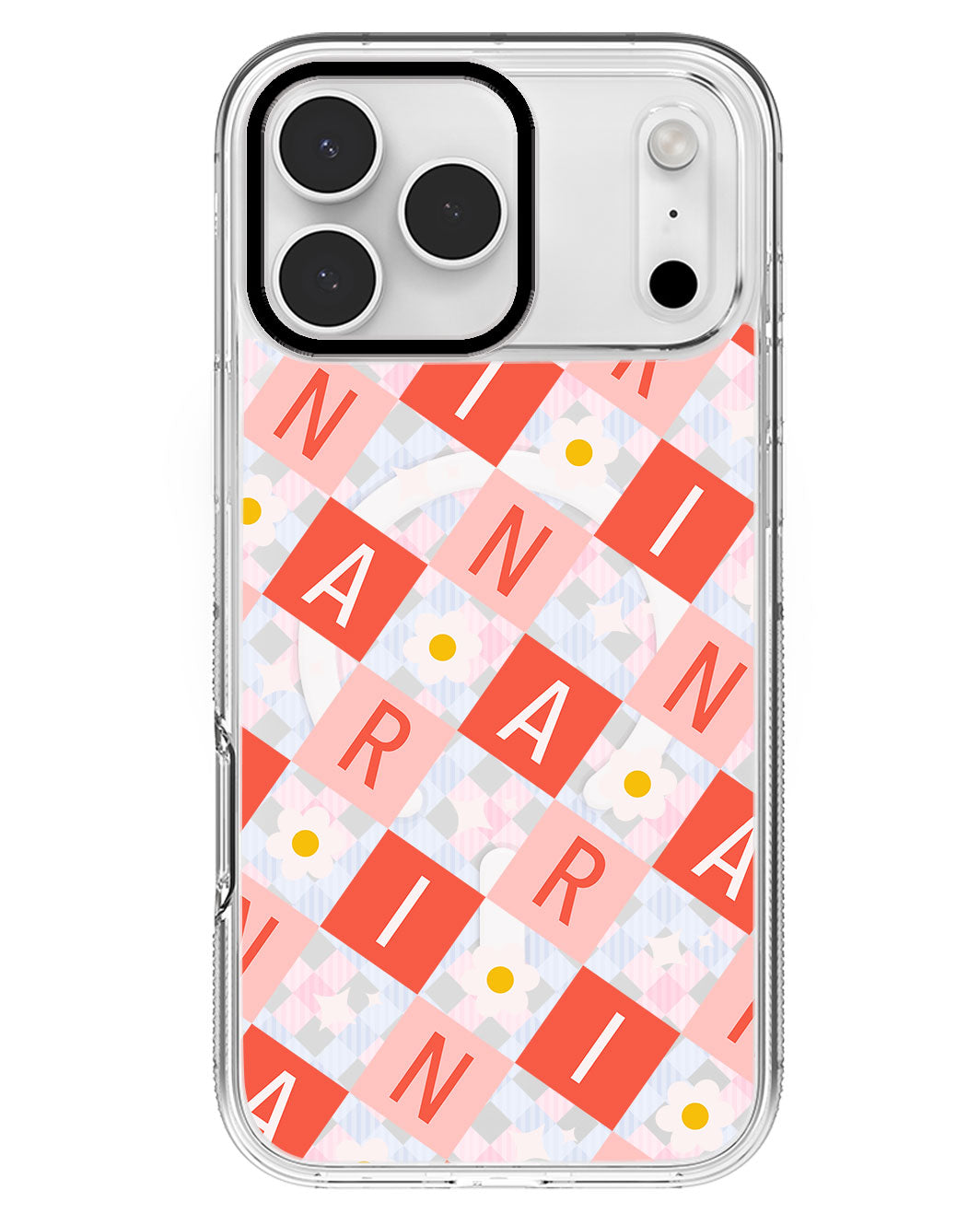 iPhone Rearguard MagSwap - CUSTOM MONOGRAM 3.0 Flower Grid 2.0