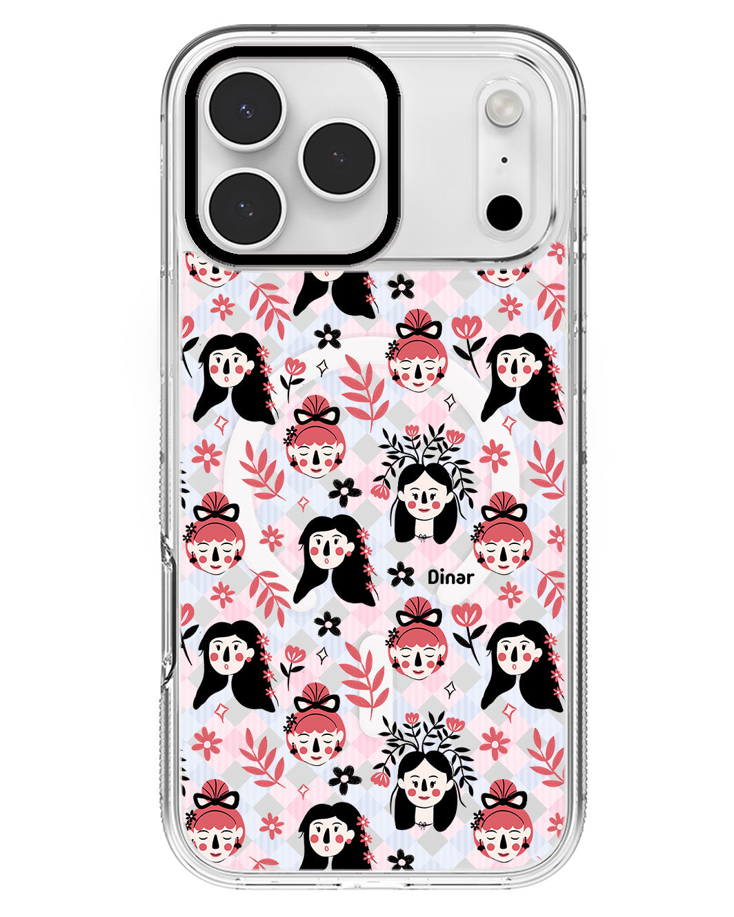 iPhone Rearguard MagSwap - Flowery Faces