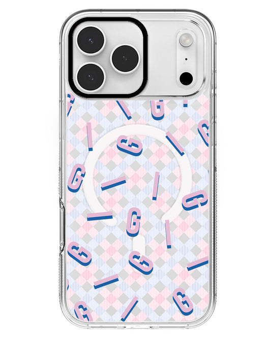 iPhone Rearguard MagSwap - CUSTOM MONOGRAM 1.0 Cotton Candy