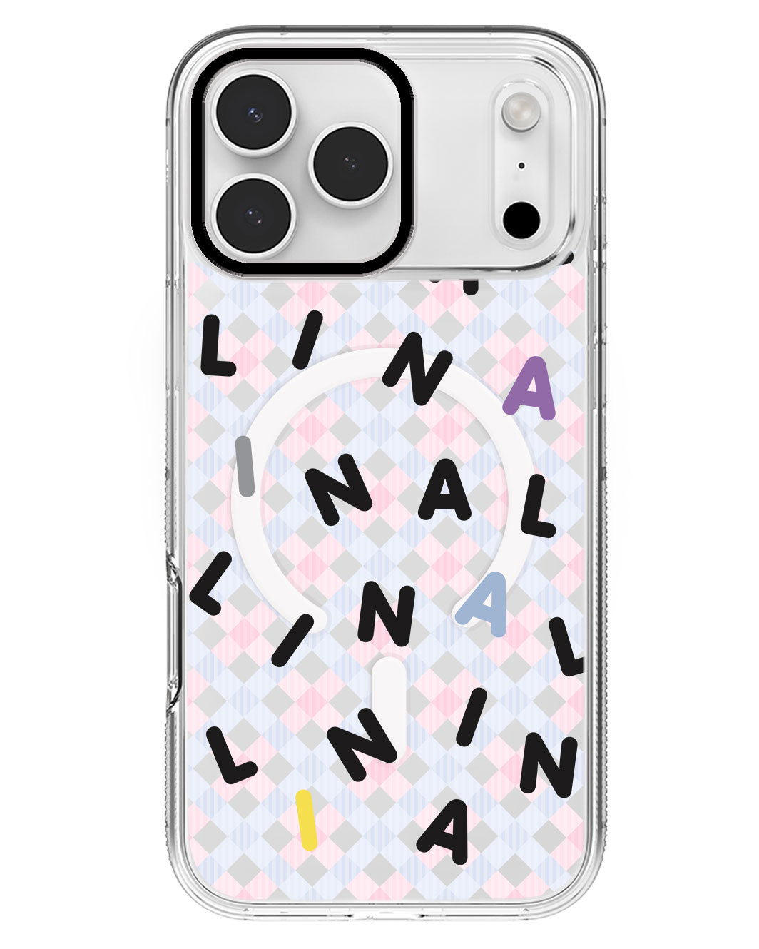 iPhone Rearguard MagSwap - CUSTOM MONOGRAM 2.0 Black