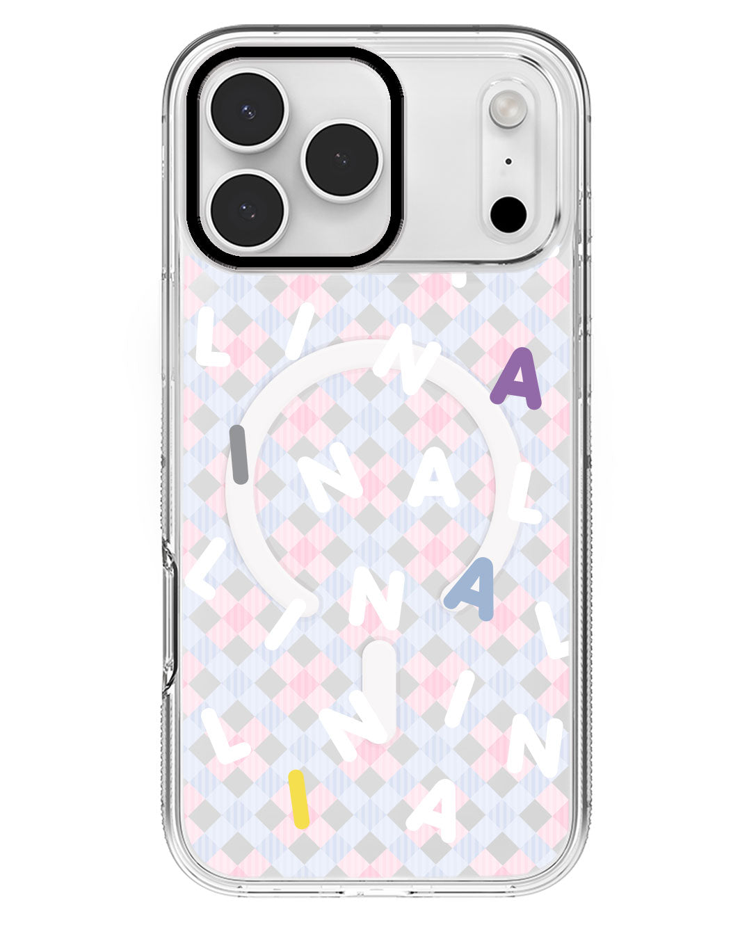 iPhone Rearguard MagSwap - CUSTOM MONOGRAM 2.0 White