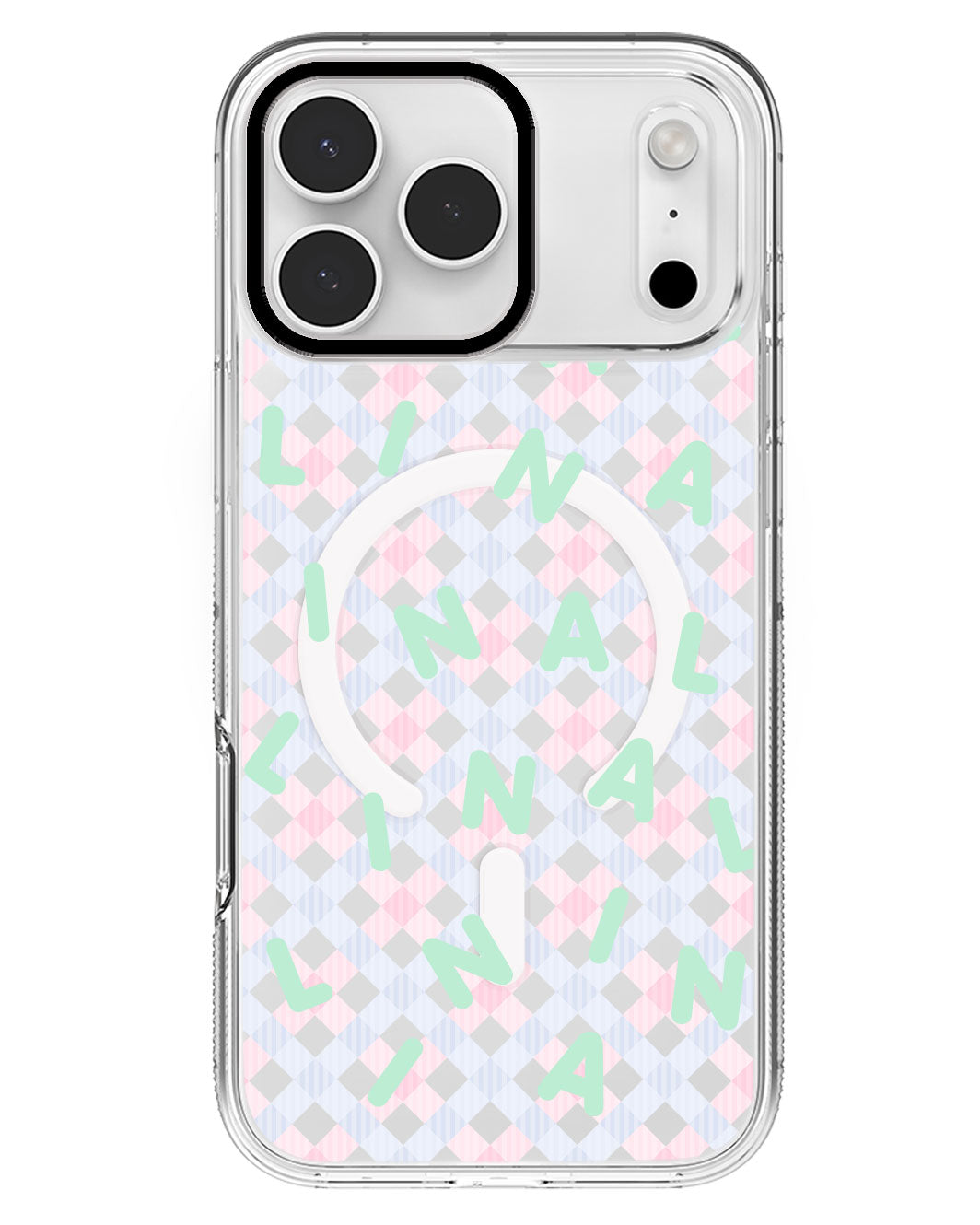 iPhone Rearguard MagSwap - CUSTOM MONOGRAM 2.0 Tosca