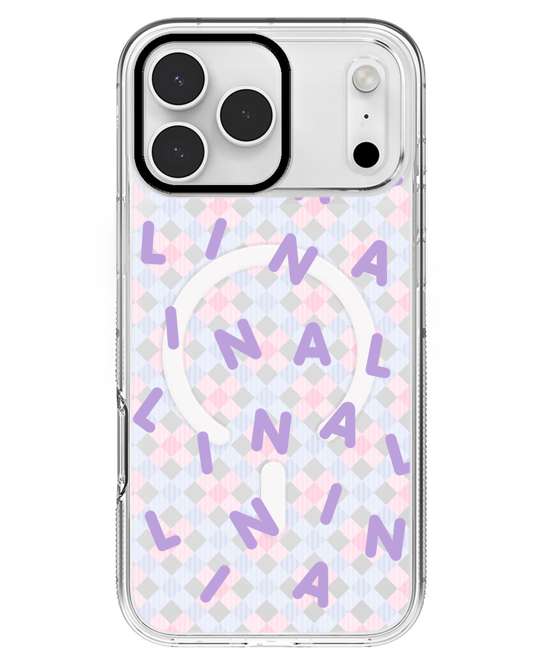 iPhone Rearguard MagSwap - CUSTOM MONOGRAM 2.0 Lilac