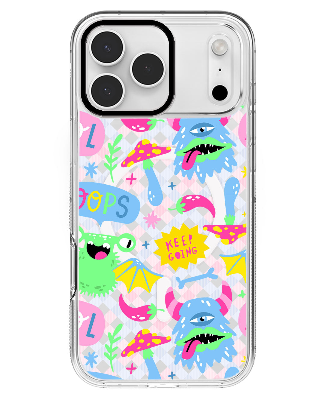 iPhone Rearguard MagSwap - Monster Say Keep Going