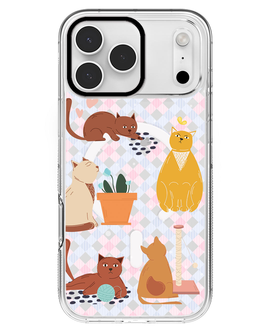 iPhone Rearguard MagSwap - Playful Cat