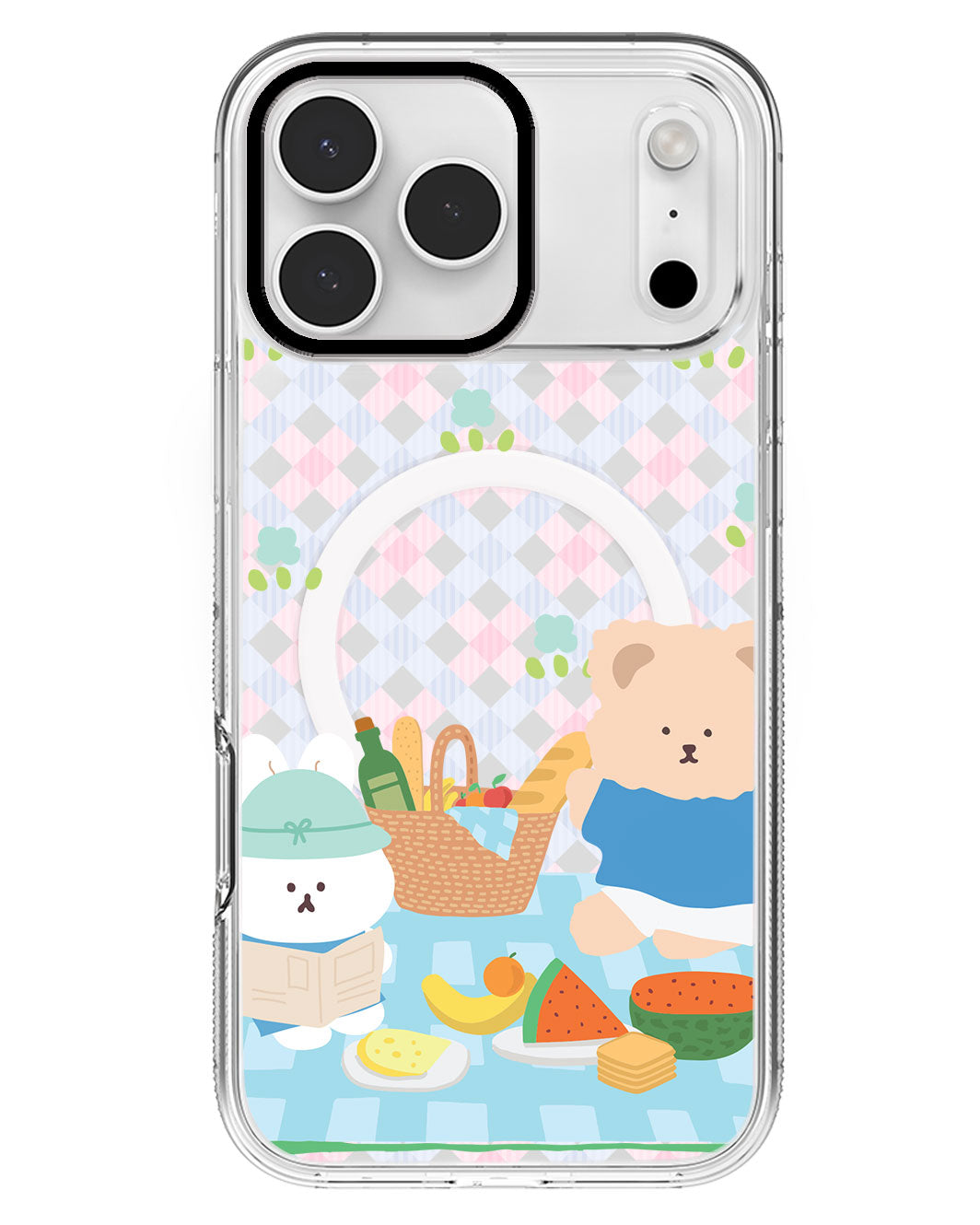 iPhone Rearguard MagSwap - Picnic Bear Blue