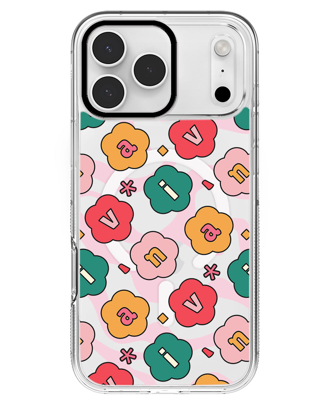 iPhone Rearguard MagSwap - CUSTOM MONOGRAM 3.0 Flower Petals 3.0