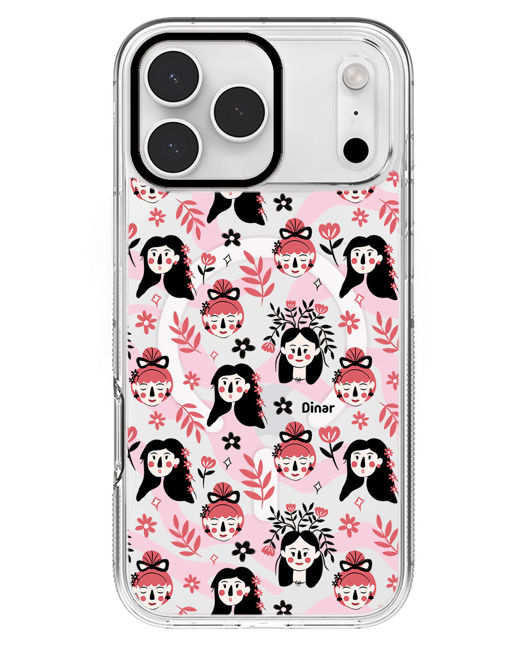 iPhone Rearguard MagSwap - Flowery Faces