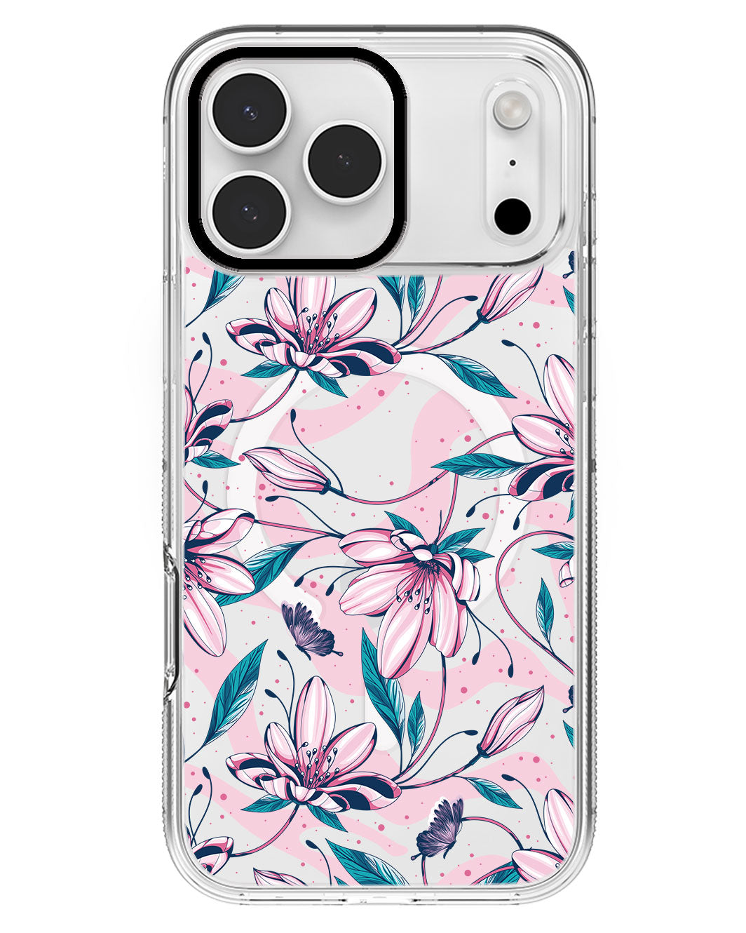 iPhone Rearguard MagSwap - Pink Tulip
