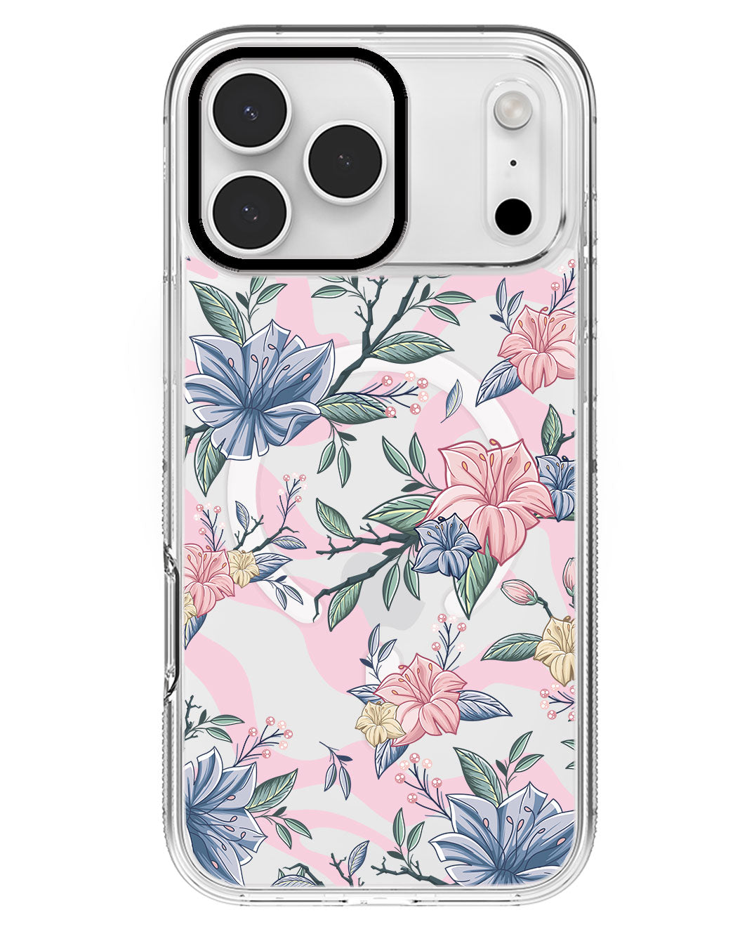 iPhone Rearguard MagSwap - Pink & Blue Floral