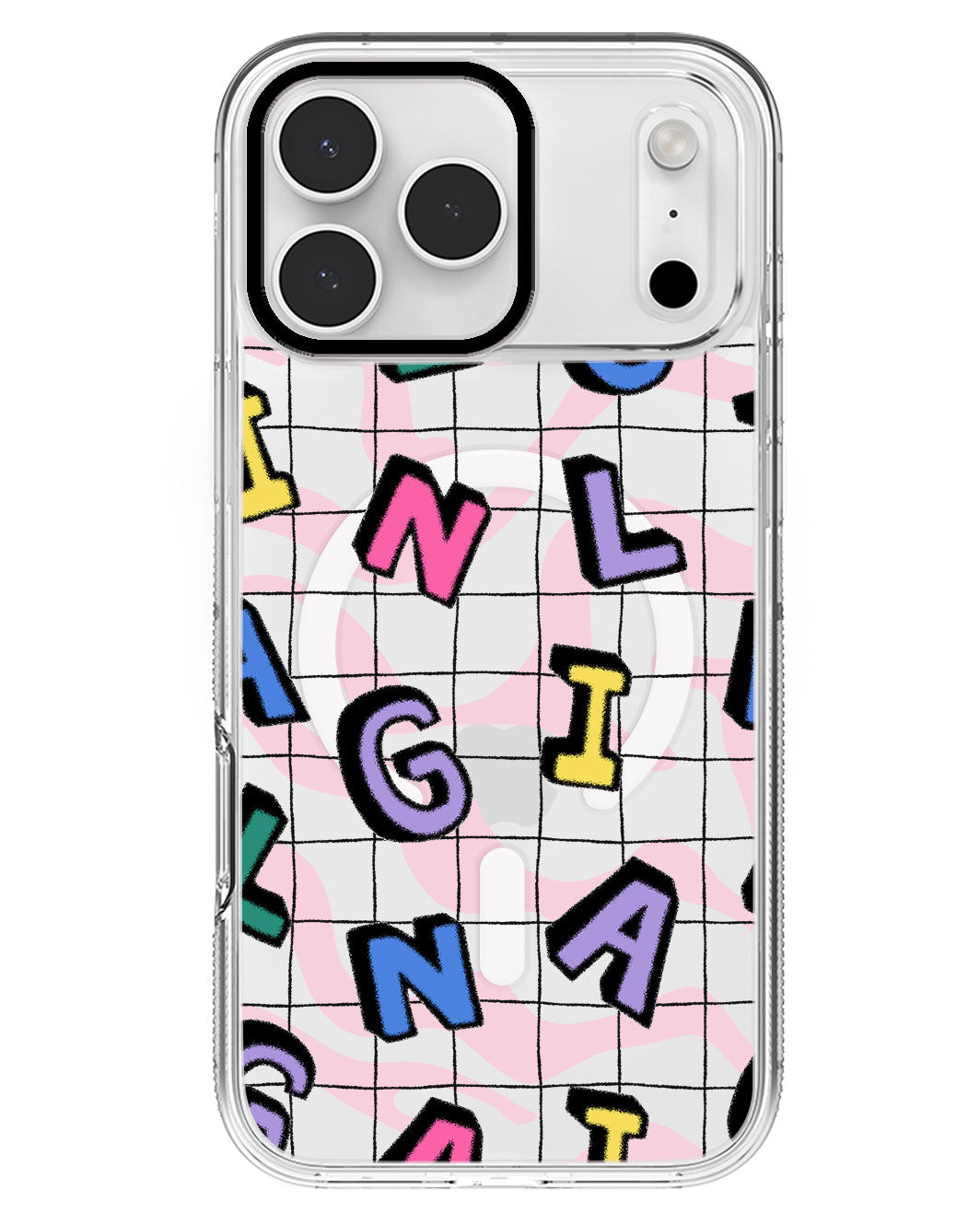iPhone Rearguard MagSwap - Playful Monogram 2.0