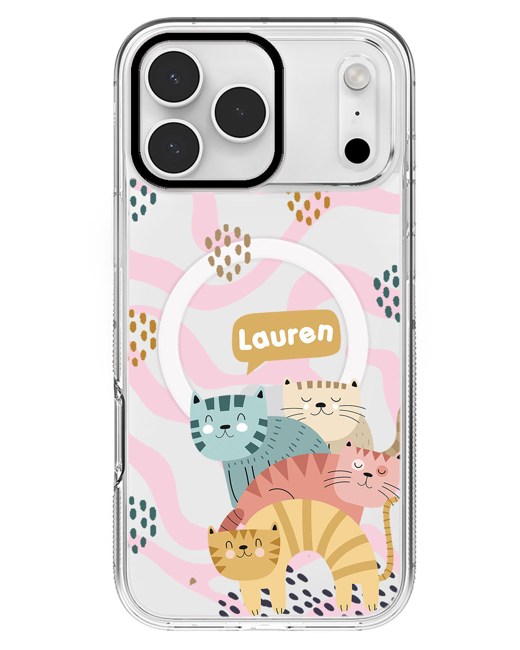 iPhone Rearguard MagSwap - Rainbow Meow 2.0