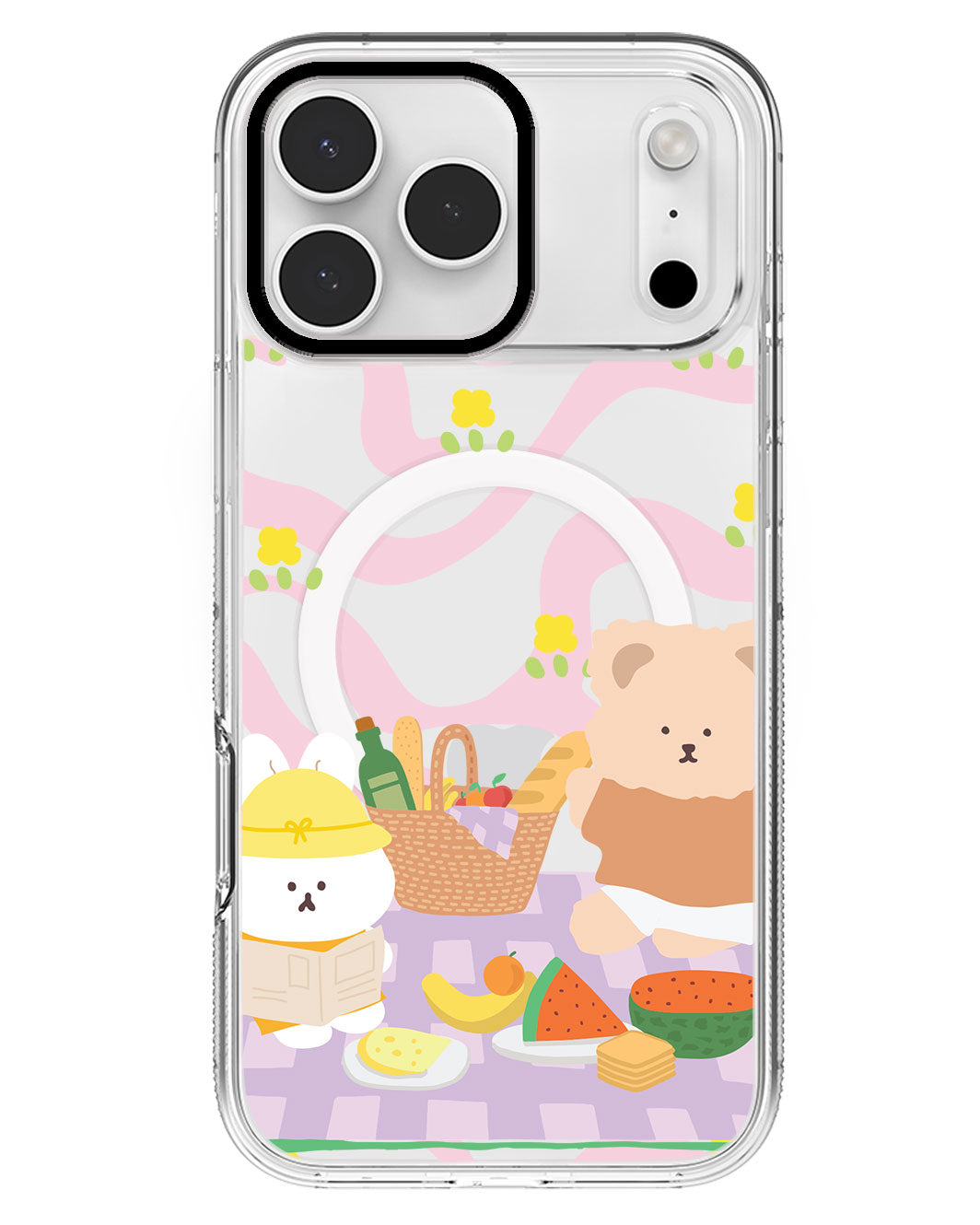iPhone Rearguard MagSwap - Picnic Bear Lilac