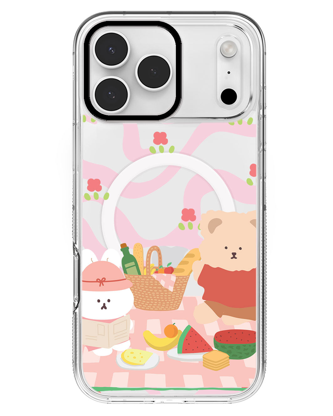 iPhone Rearguard MagSwap - Picnic Bear Pink