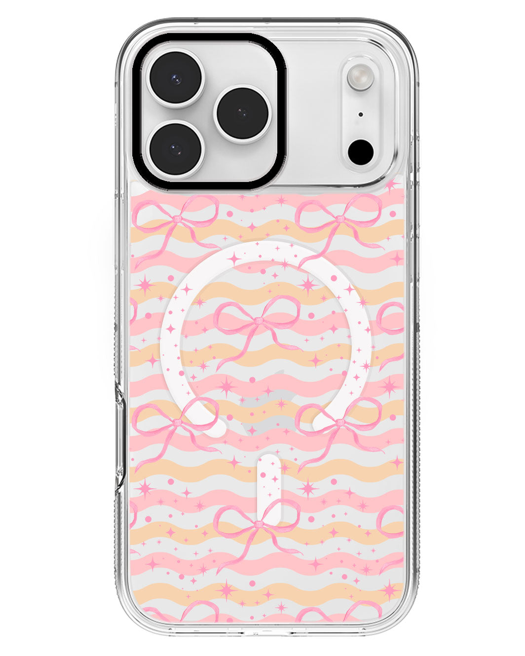 iPhone Rearguard MagSwap - Coquette Glittery Bow