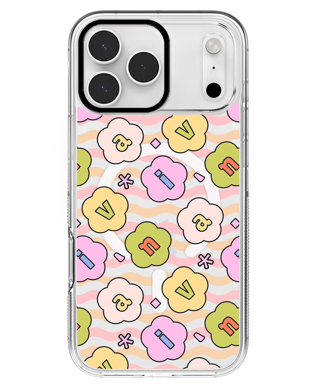 iPhone Rearguard MagSwap - CUSTOM MONOGRAM 3.0 Flower Petals 1.0