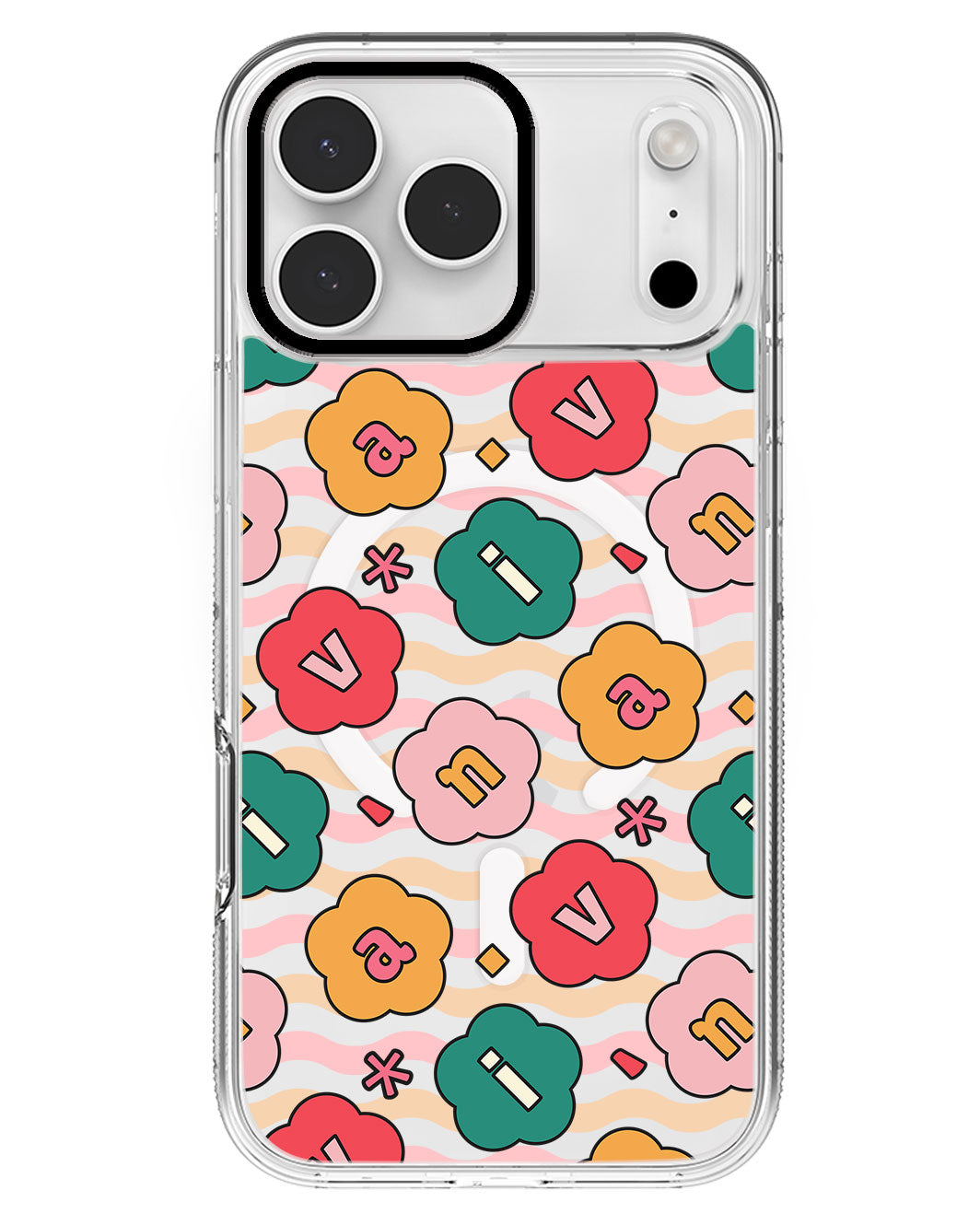 iPhone Rearguard MagSwap - CUSTOM MONOGRAM 3.0 Flower Petals 3.0
