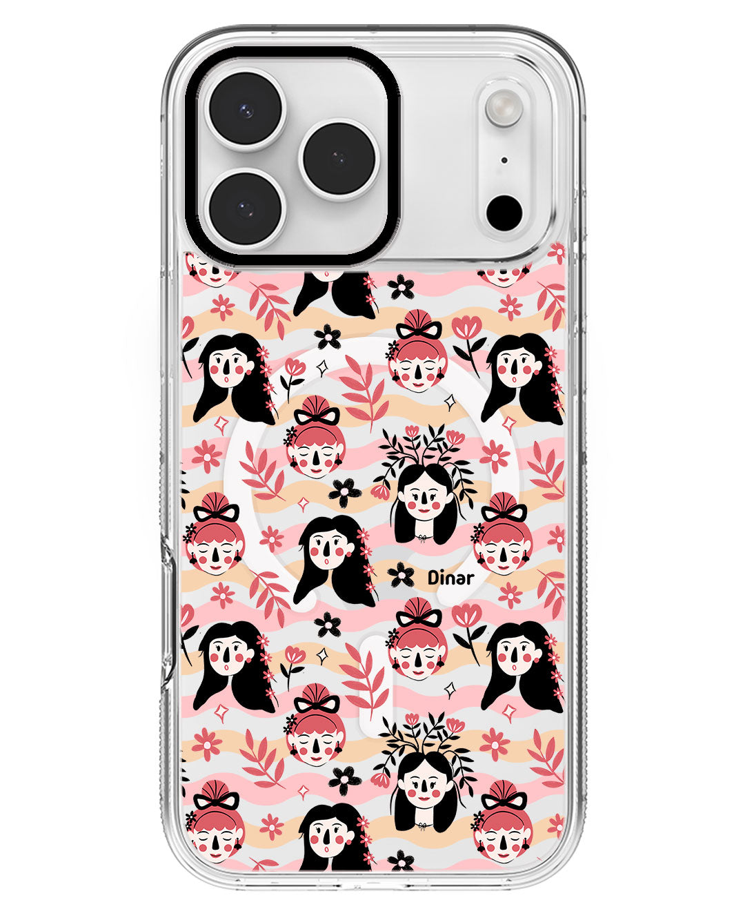 iPhone Rearguard MagSwap - Flowery Faces