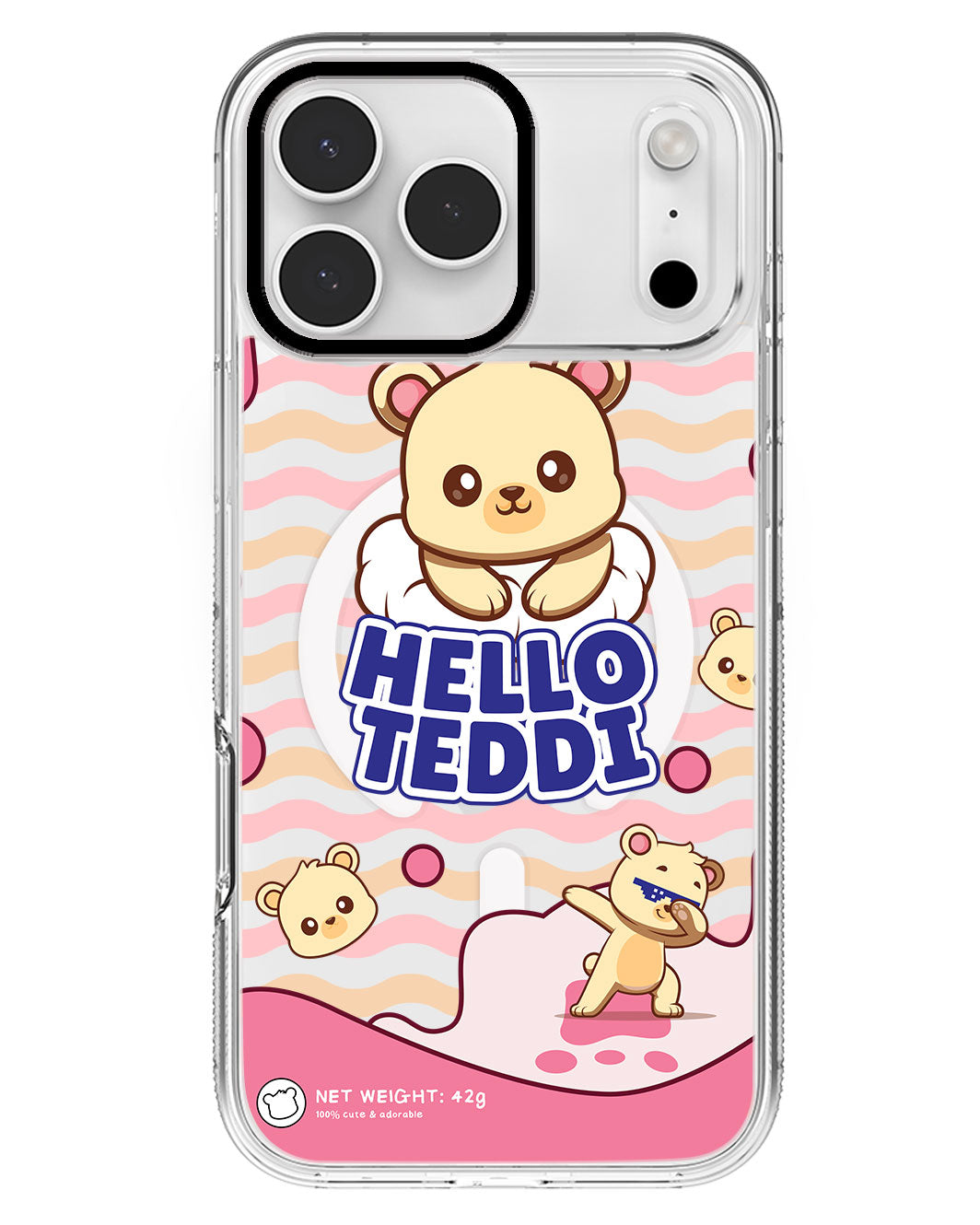 iPhone Rearguard MagSwap - Hello Teddy 2.0