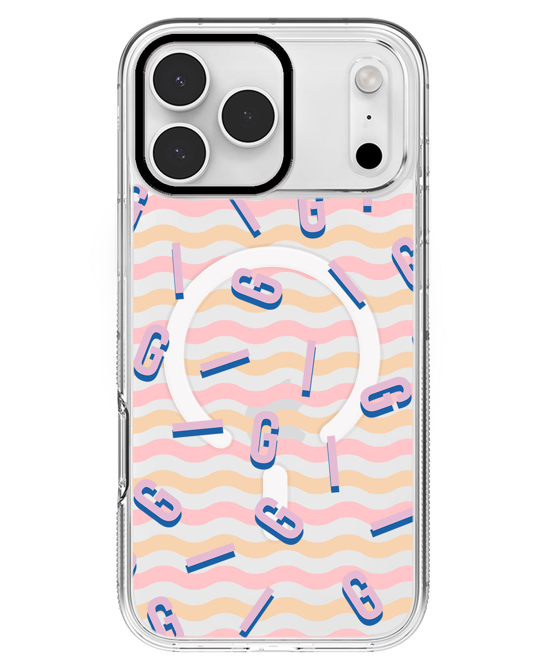iPhone Rearguard MagSwap - CUSTOM MONOGRAM 1.0 Cotton Candy