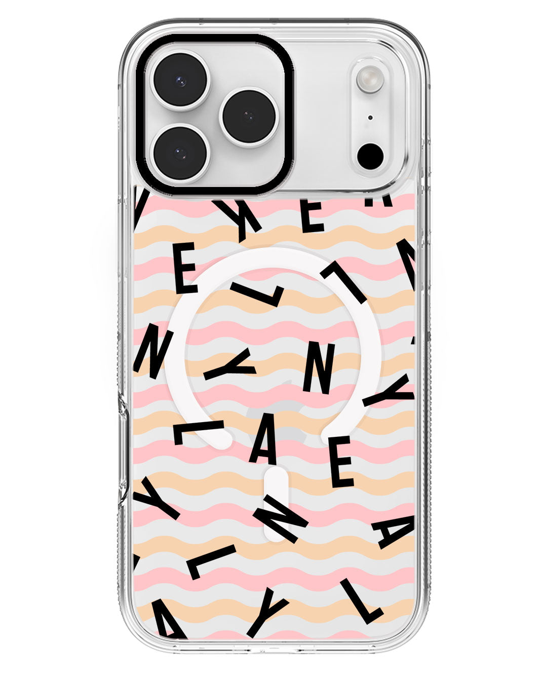 iPhone Rearguard MagSwap - CUSTOM MONOGRAM 2.0 Noir