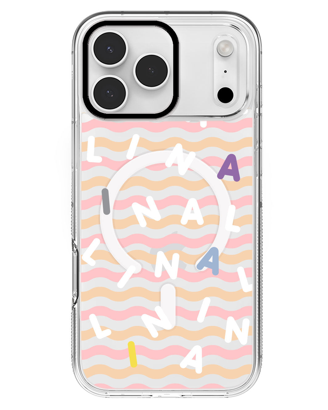 iPhone Rearguard MagSwap - CUSTOM MONOGRAM 2.0 White