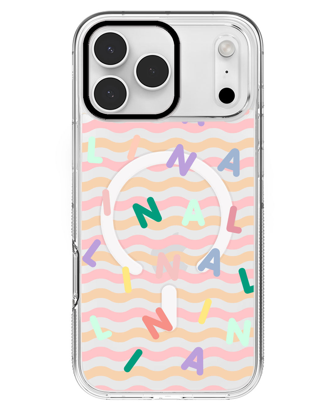 iPhone Rearguard MagSwap - CUSTOM MONOGRAM 2.0 Rainbow