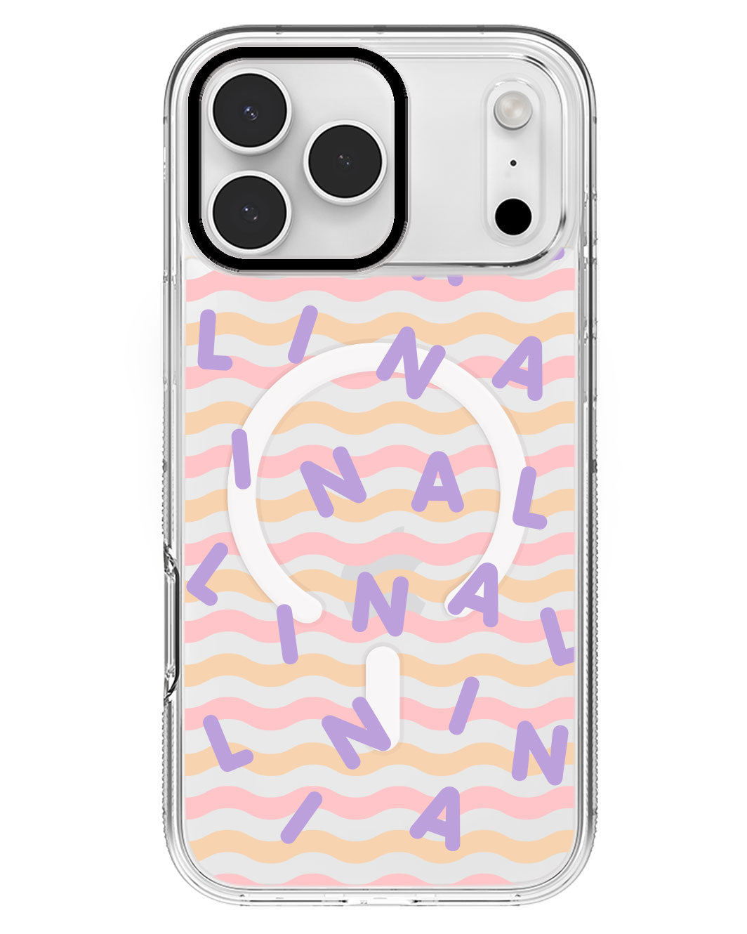 iPhone Rearguard MagSwap - CUSTOM MONOGRAM 2.0 Lilac