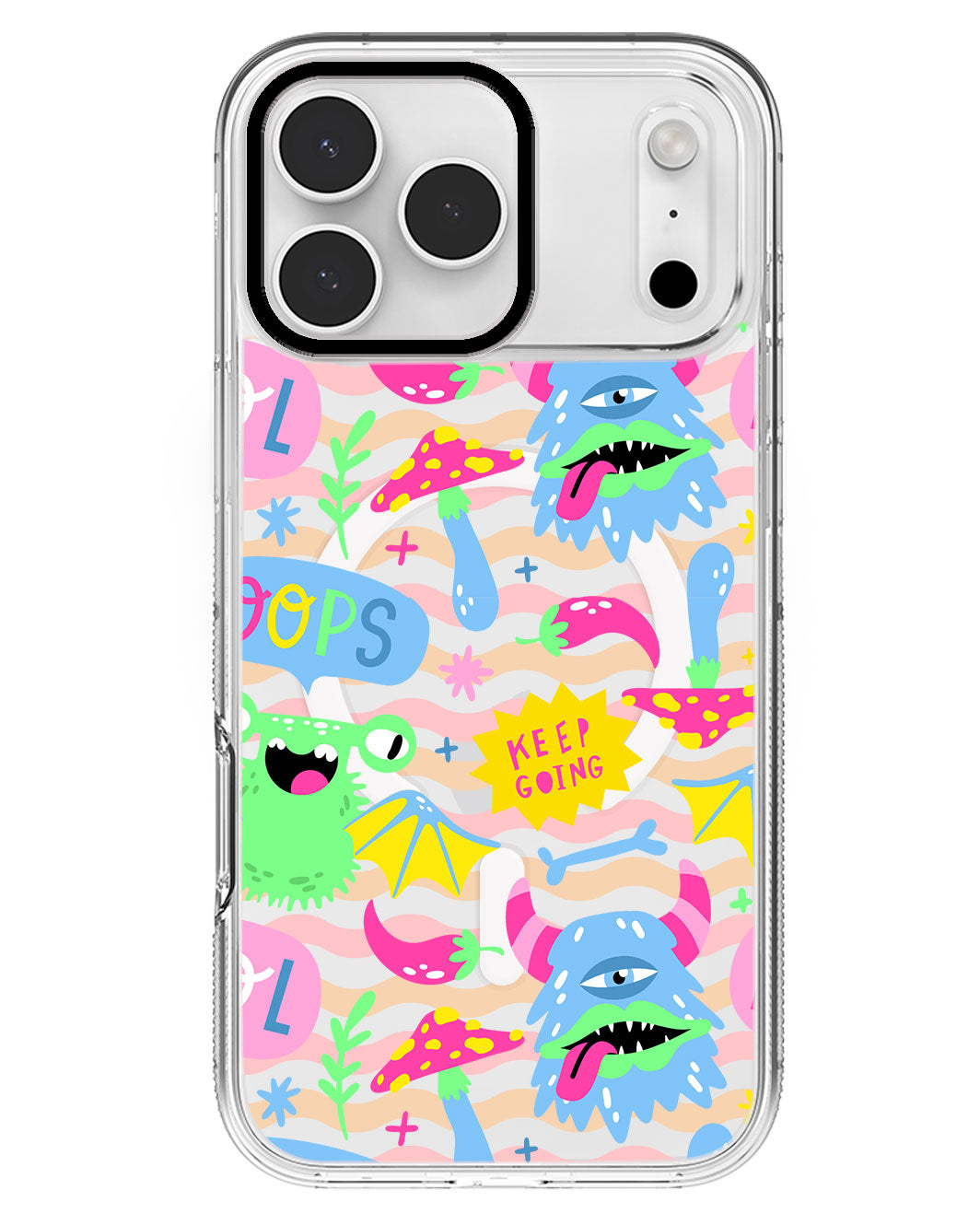 iPhone Rearguard MagSwap - Monster Say Keep Going
