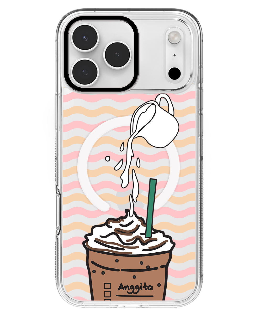 iPhone Rearguard MagSwap - Coffee Frappe