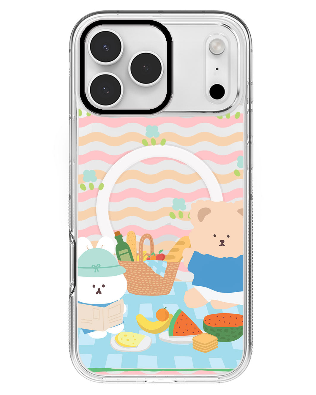 iPhone Rearguard MagSwap - Picnic Bear Blue