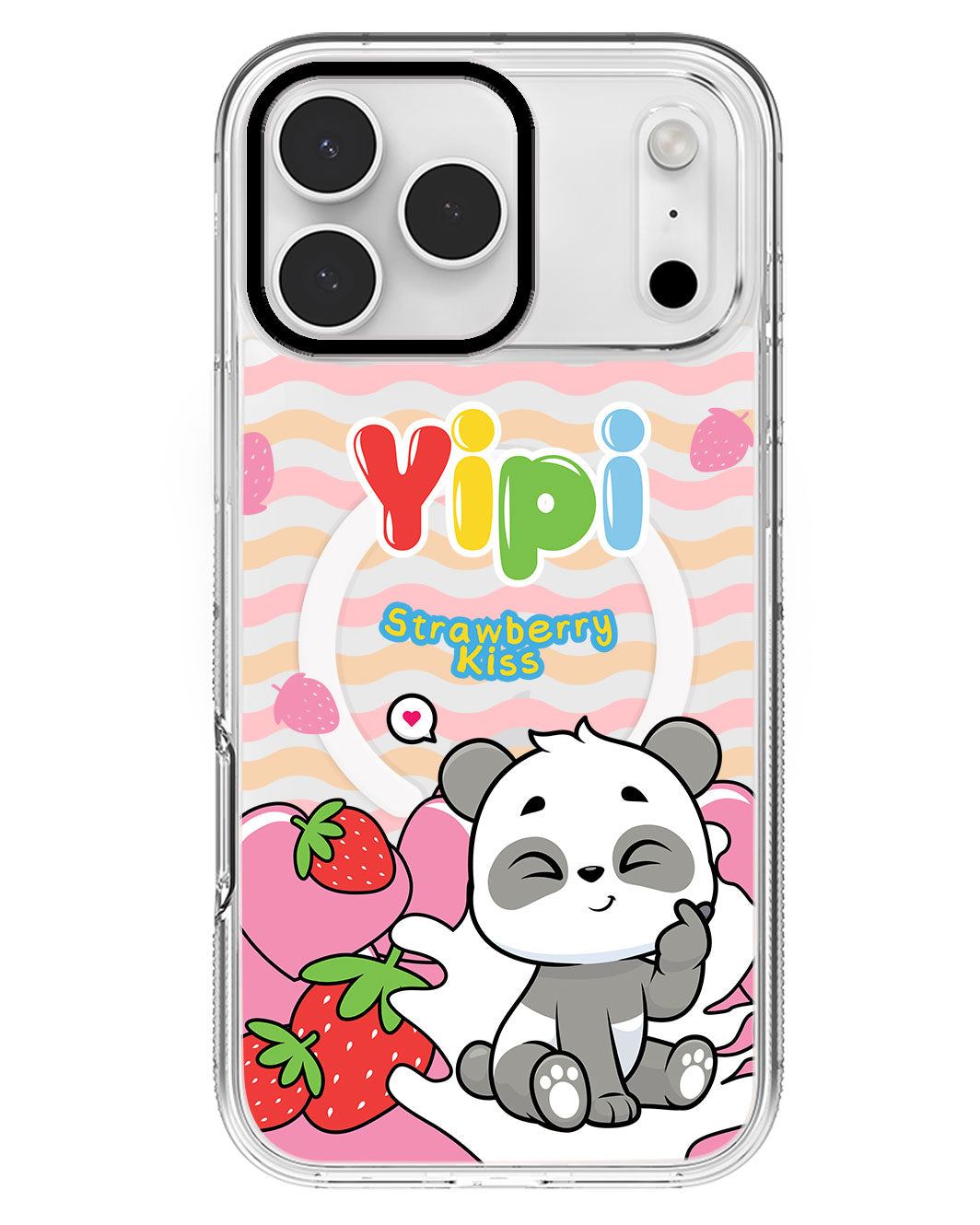 iPhone Rearguard MagSwap - Yipi Strawberry Kiss
