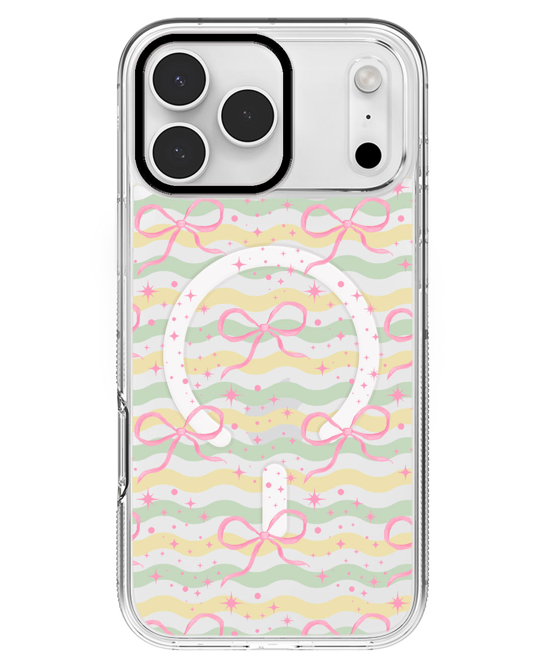 iPhone Rearguard MagSwap - Coquette Glittery Bow