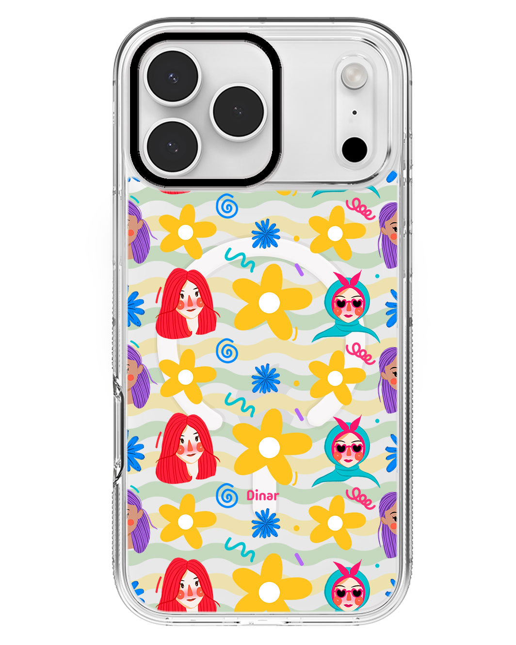 iPhone Rearguard MagSwap - Daisy Faces