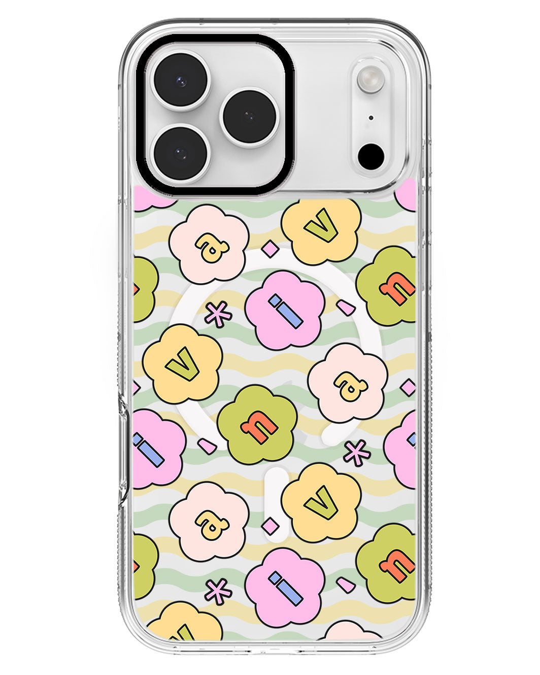 iPhone Rearguard MagSwap - CUSTOM MONOGRAM 3.0 Flower Petals 1.0