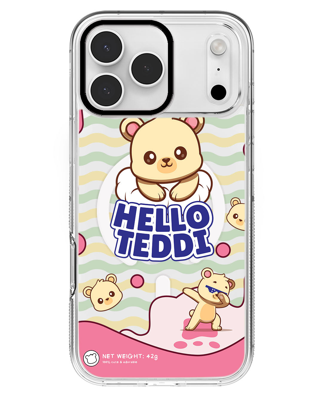 iPhone Rearguard MagSwap - Hello Teddy 2.0