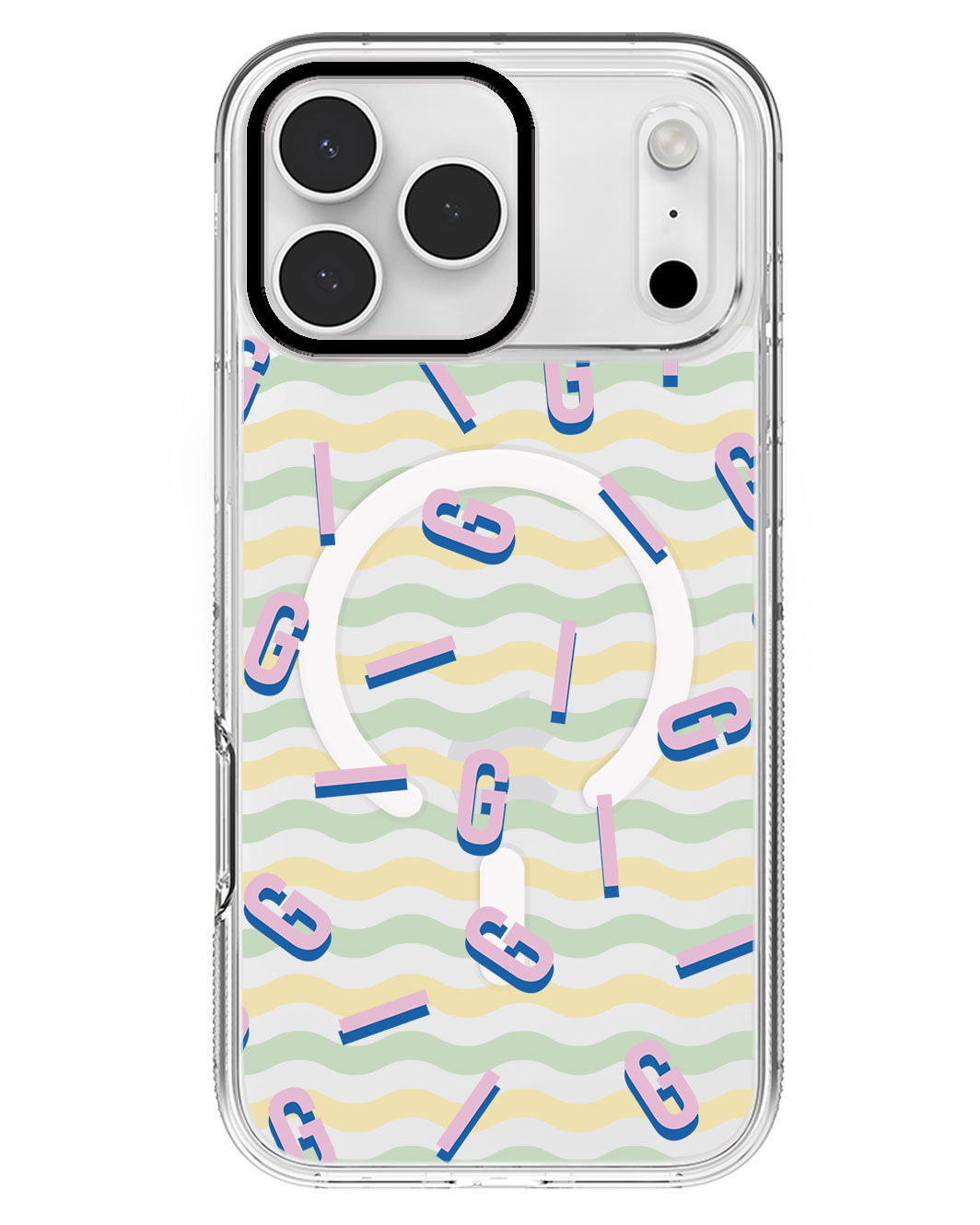 iPhone Rearguard MagSwap - CUSTOM MONOGRAM 1.0 Cotton Candy