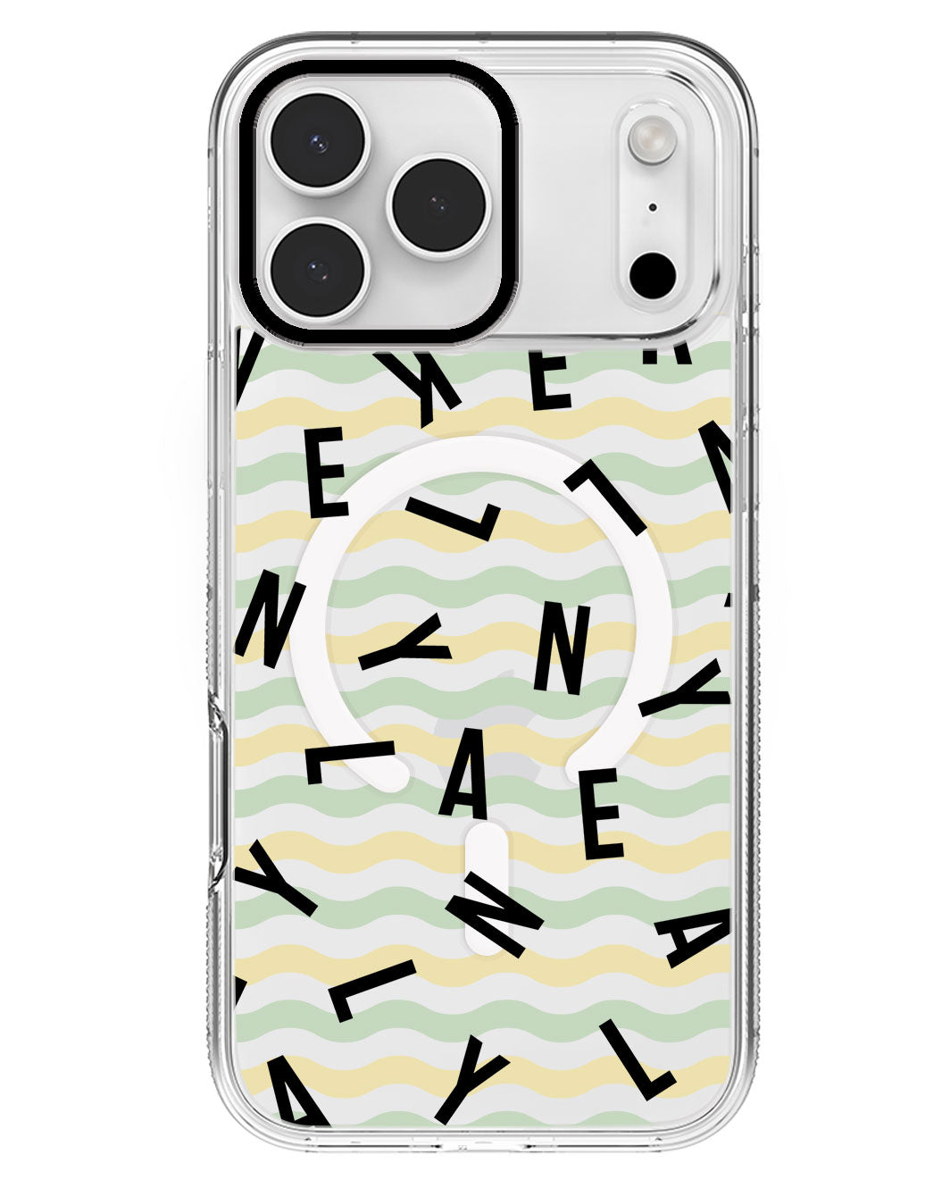 iPhone Rearguard MagSwap - CUSTOM MONOGRAM 2.0 Noir
