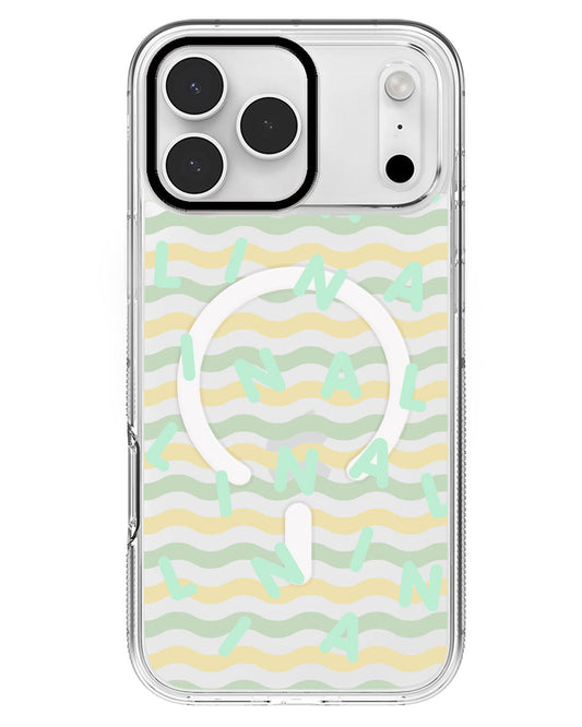 iPhone Rearguard MagSwap - CUSTOM MONOGRAM 2.0 Tosca