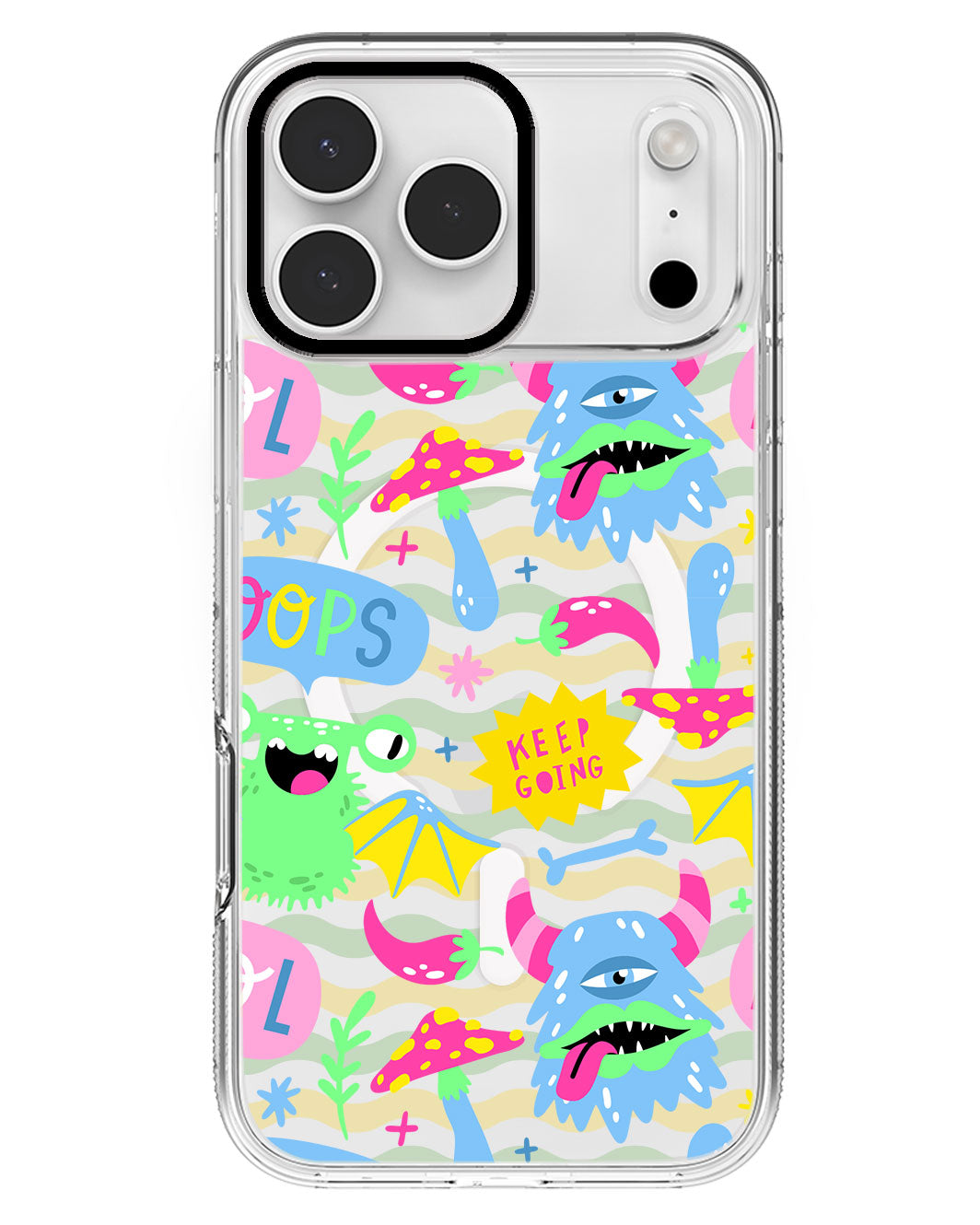 iPhone Rearguard MagSwap - Monster Say Keep Going
