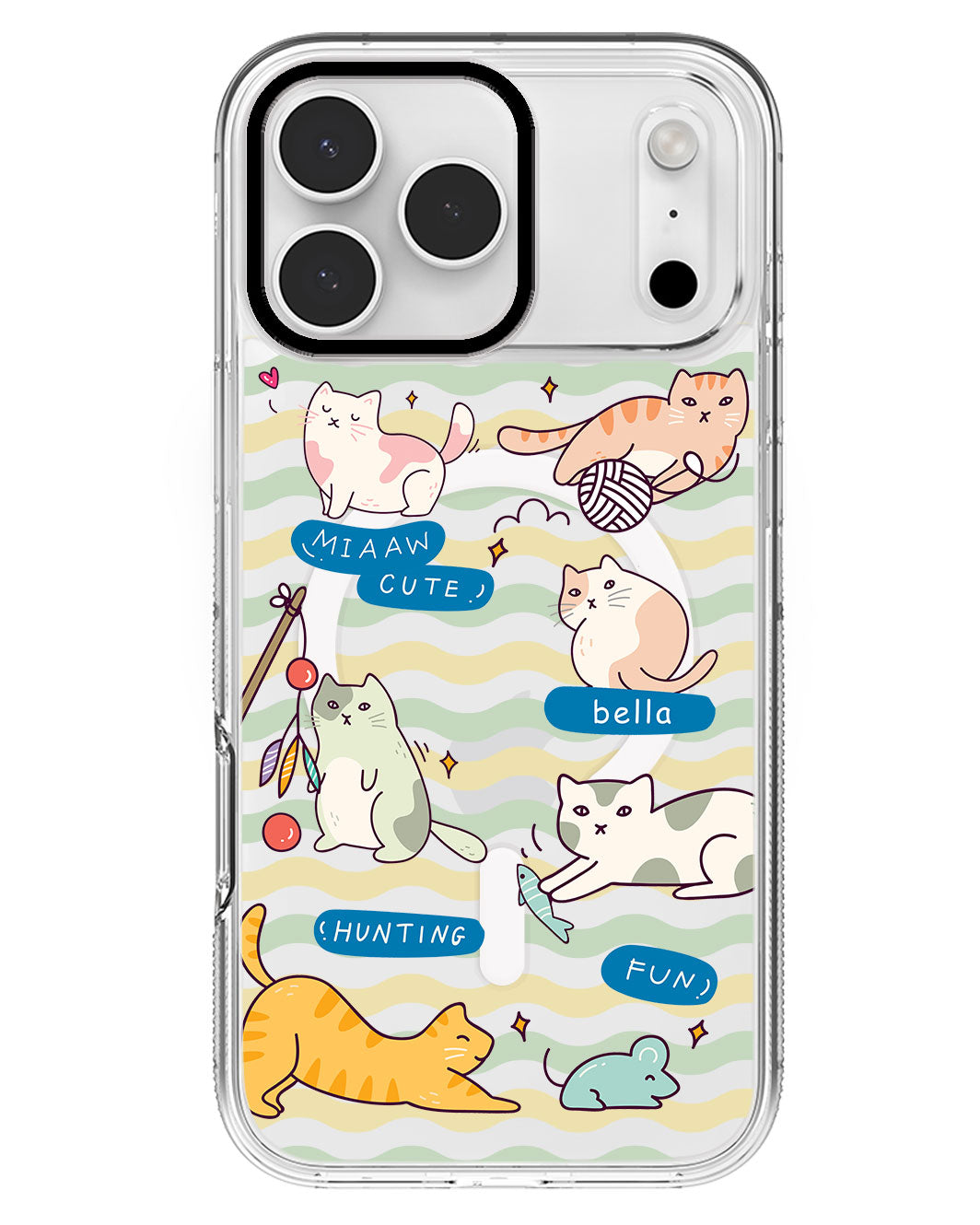 iPhone Rearguard MagSwap - Playful Cat 2.0