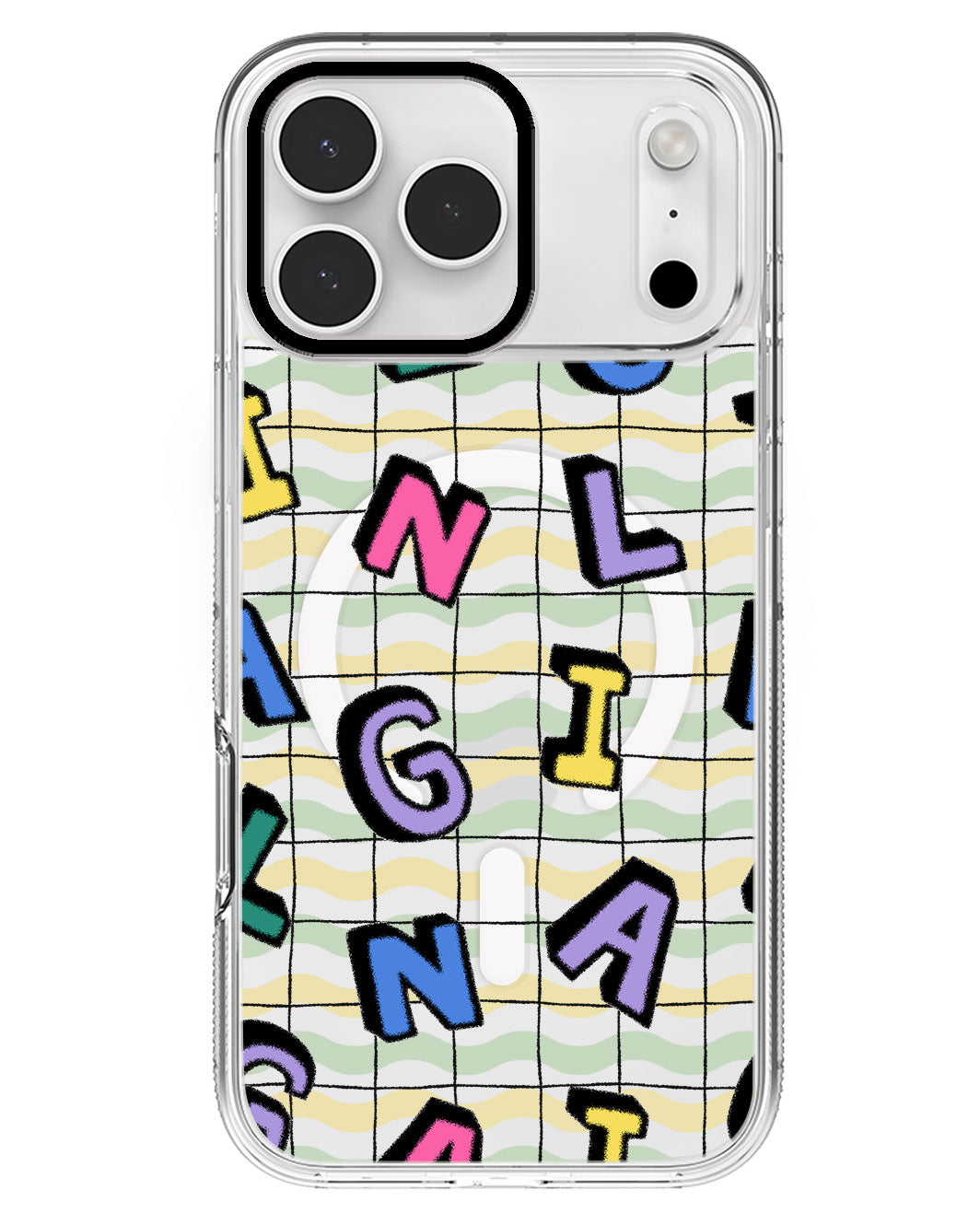 iPhone Rearguard MagSwap - Playful Monogram 2.0