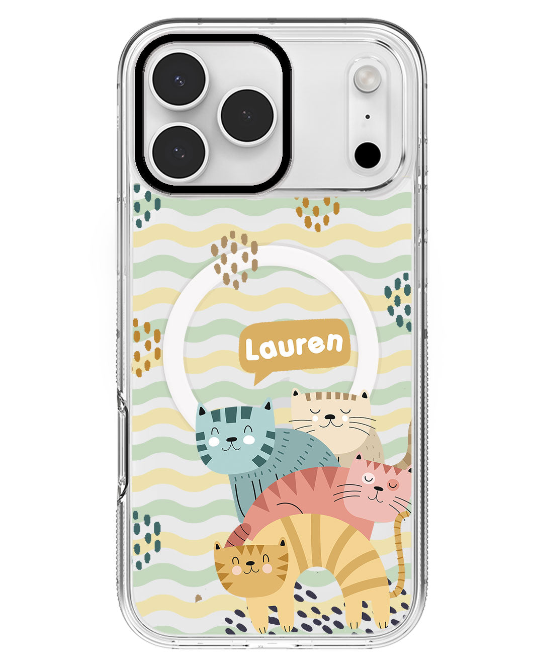 iPhone Rearguard MagSwap - Rainbow Meow 2.0