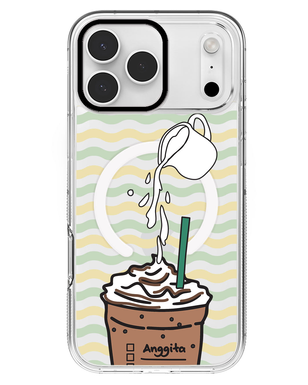 iPhone Rearguard MagSwap - Coffee Frappe