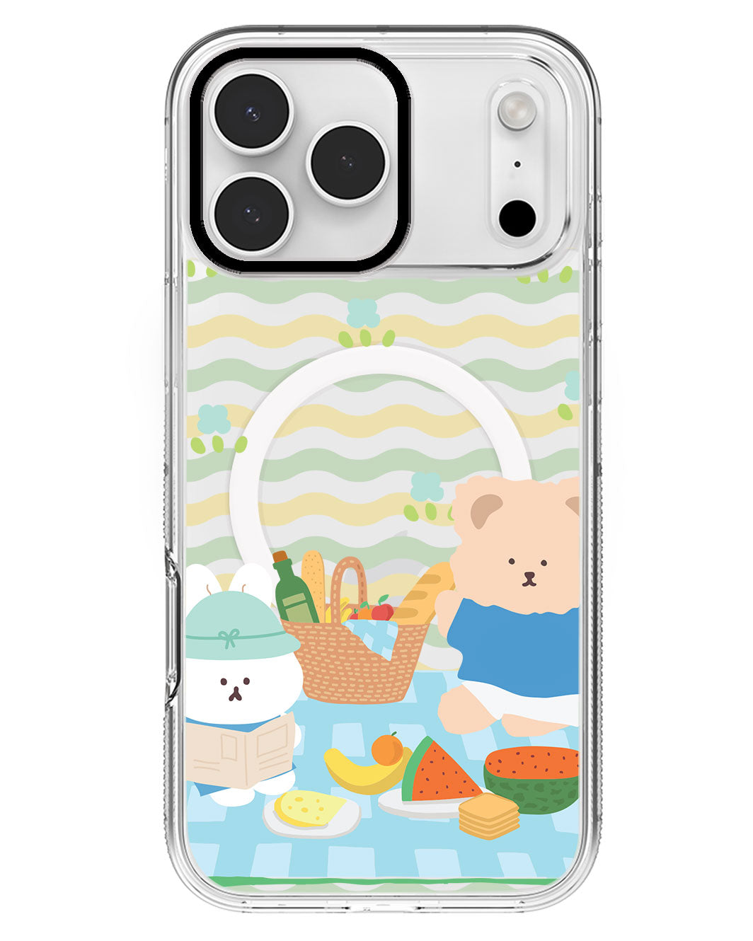 iPhone Rearguard MagSwap - Picnic Bear Blue